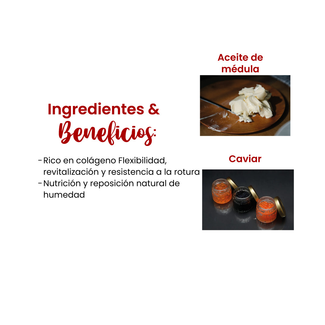 TUTANO + CAVIAR (BRILLO Y VITALIDAD) SHAMPOO